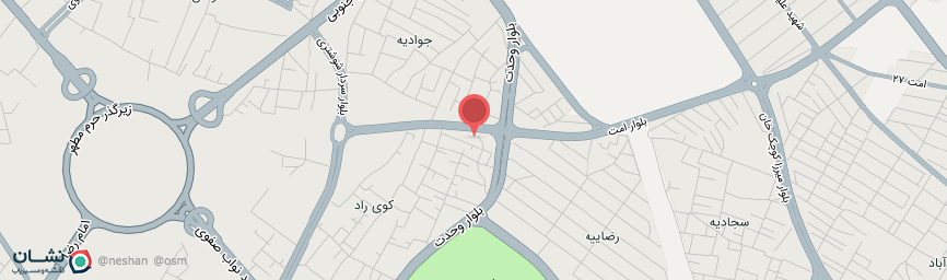 آدرس هتل ارغوان مشهد روی نقشه