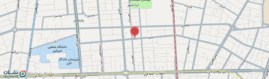 آدرس هتل هزار و یک شب تهران روی نقشه