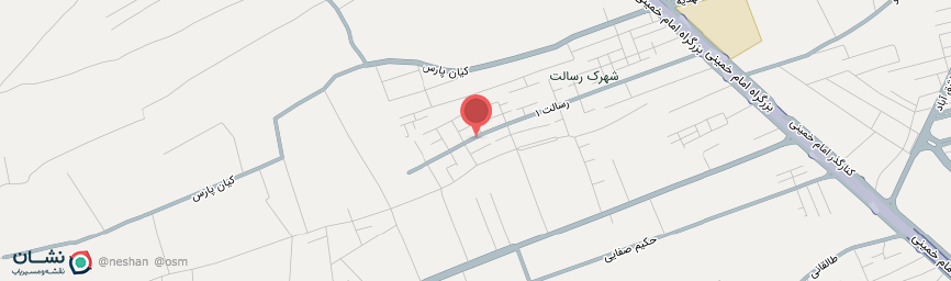 آدرس هتل آپارتمان هخامنشیان پارتاک اصفهان روی نقشه