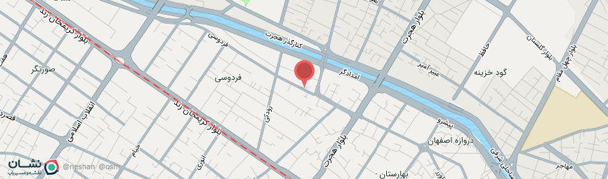 آدرس هتل تالار شیراز روی نقشه
