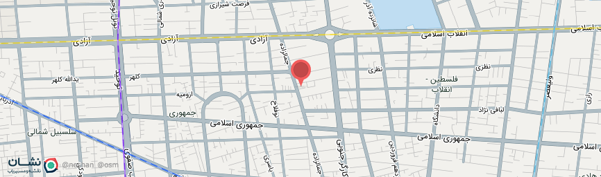 آدرس هتل پاسارگاد تهران روی نقشه