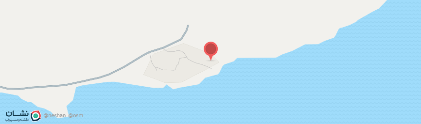 آدرس اقامتگاه بوم گردی هنگامی جزیره هنگام روی نقشه
