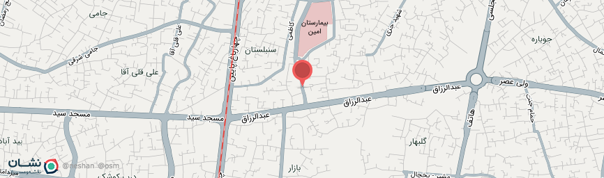 آدرس اقامتگاه سنتی قائلی اصفهان روی نقشه