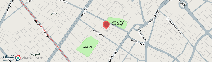 آدرس هتل آرسان مشهد روی نقشه