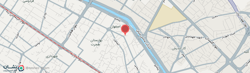 آدرس هتل ارگ شیراز روی نقشه