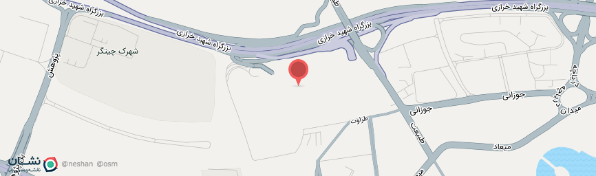 آدرس هتل ایران مال تهران روی نقشه