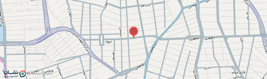 آدرس هتل ساینا تهران روی نقشه