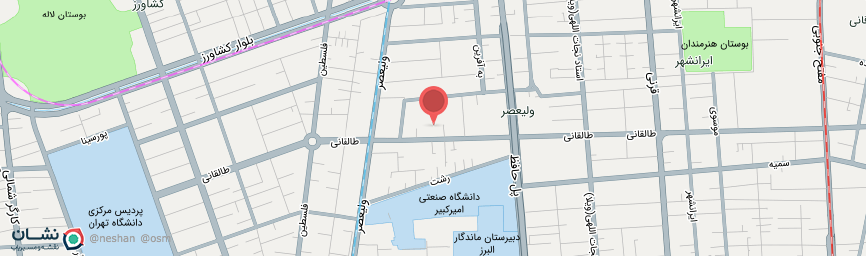 آدرس هتل انقلاب تهران روی نقشه