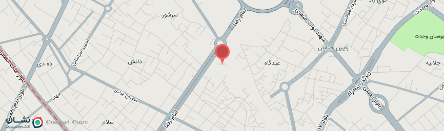 آدرس هتل آپارتمان خلیج فارس مشهد روی نقشه