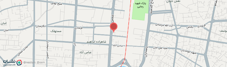 آدرس هتل پارت اصفهان روی نقشه