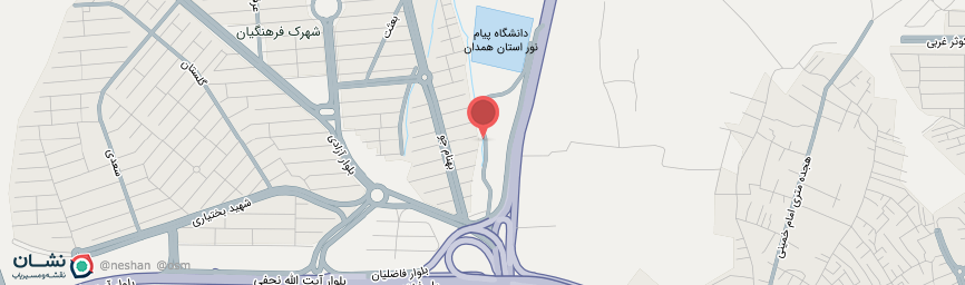 آدرس هتل امیران 2 همدان روی نقشه
