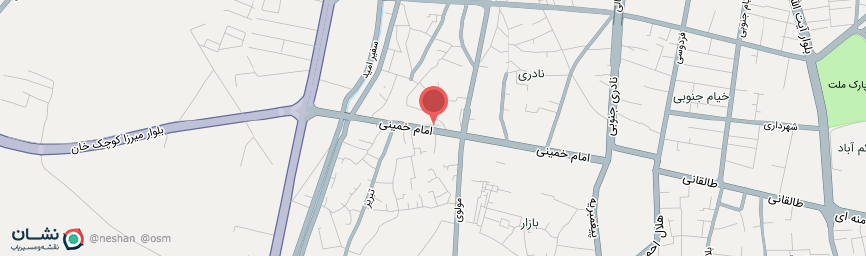 آدرس مهمانپذیر مرکزی قزوین روی نقشه