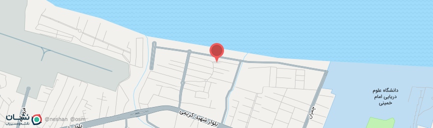 آدرس هتل آپارتمان دریا نوشهر روی نقشه