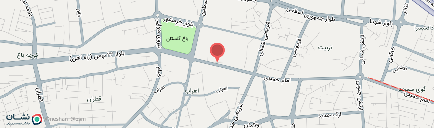 آدرس هتل آزادی تبریز روی نقشه