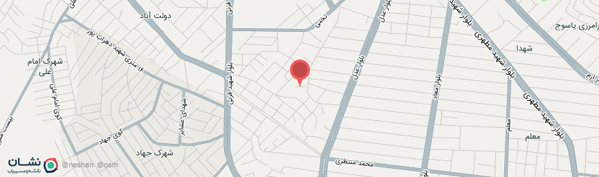 آدرس هتل ورزش یاسوج روی نقشه