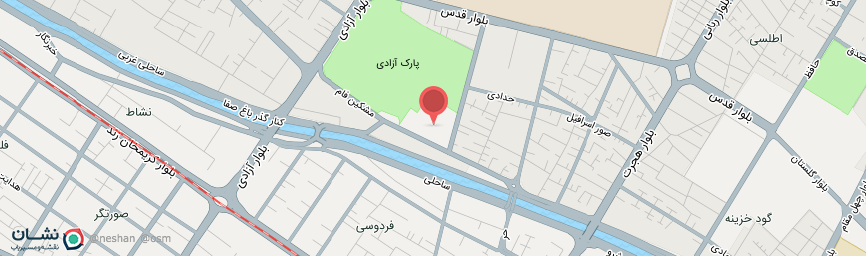 آدرس هتل هما شیراز روی نقشه