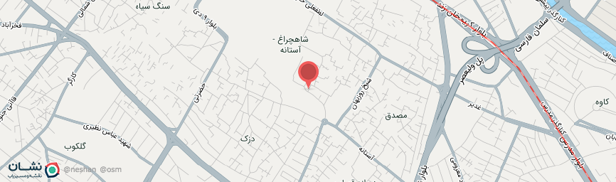 آدرس هتل بین الحرمین شیراز روی نقشه