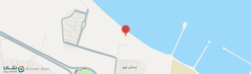 آدرس هتل خلیج فارس قشم روی نقشه