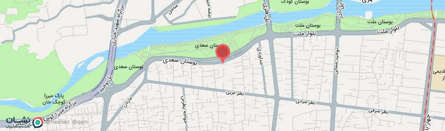 آدرس هتل آپارتمان چهل پنجره اصفهان روی نقشه