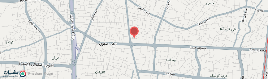 آدرس هتل آوا پلاس اصفهان روی نقشه