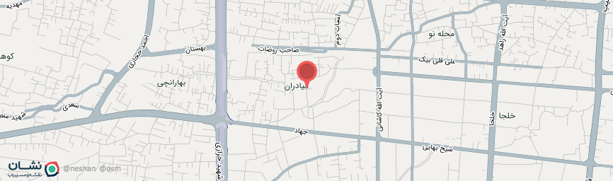 آدرس اقامتگاه سنتی آریو اصفهان روی نقشه