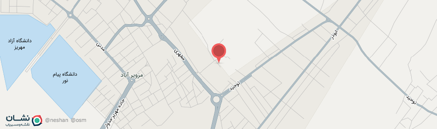 آدرس اقامتگاه بوم گردی سرای جهانگرد مهریز روی نقشه