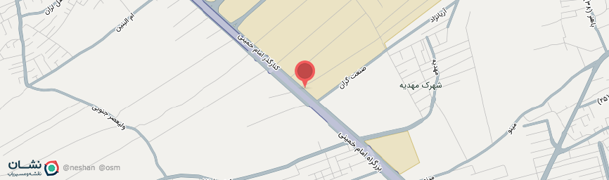 آدرس هتل باران اصفهان روی نقشه