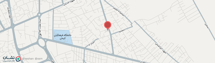 آدرس خانه مسافر گنجعلی خان کرمان روی نقشه
