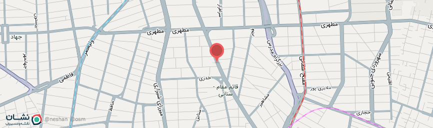 آدرس مهمانپذیر آران تهران روی نقشه