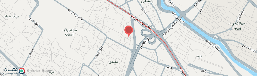 آدرس اقامتگاه بوم گردی سرای همایونی شیراز روی نقشه