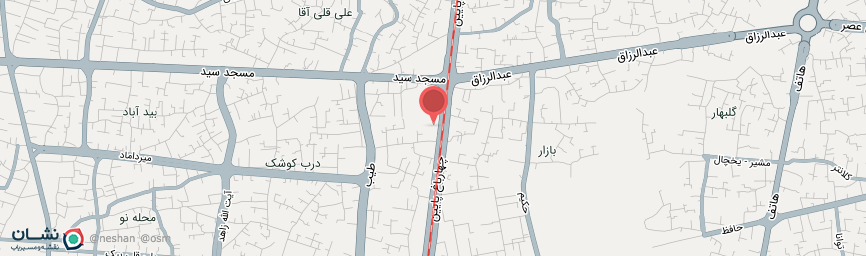آدرس مهمانپذیر امیرکبیر اصفهان روی نقشه