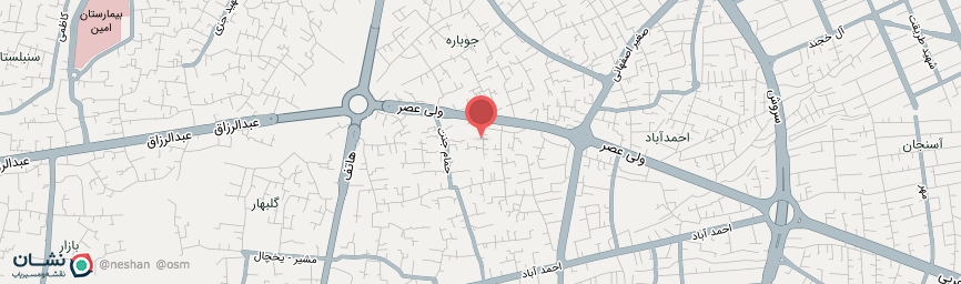آدرس اقامتگاه سنتی خان نشین اصفهان روی نقشه