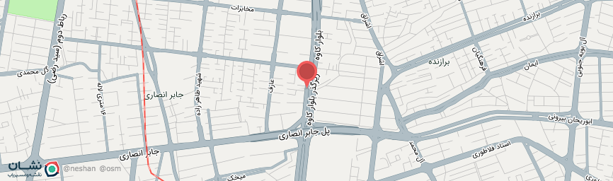 آدرس مهمانپذیر راد اصفهان روی نقشه