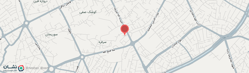آدرس اقامتگاه بوم گردی سرای آقا محمد کاشان روی نقشه