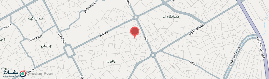 آدرس اقامتگاه سنتی امیرالسلطنه کاشان روی نقشه