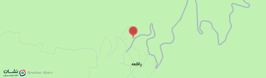 آدرس اقامتگاه بوم گردی بهشت پاقلعه رامیان روی نقشه