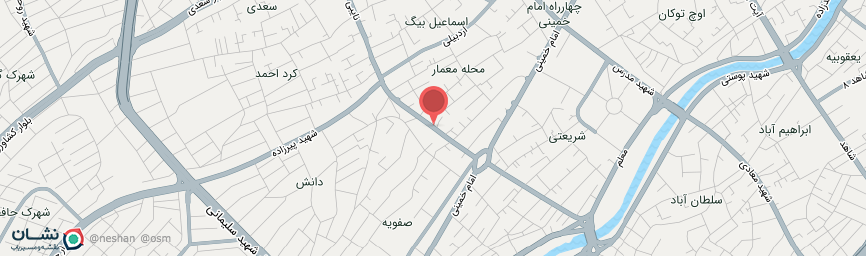 آدرس هتل شیخ صفی اردبیل روی نقشه