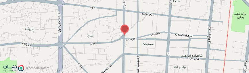 آدرس مهمانپذیر جهان اصفهان روی نقشه