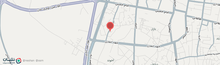 آدرس هتل آپارتمان سینا قزوین روی نقشه