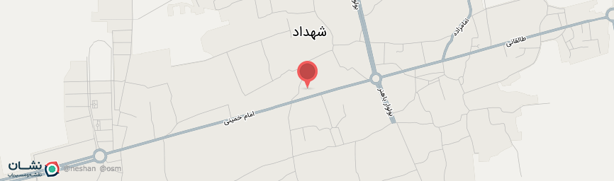 آدرس اقامتگاه بوم گردی نبکا شهداد روی نقشه