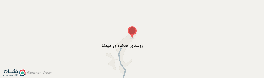 آدرس اقامتگاه بوم گردی بن میمند شهر بابک روی نقشه