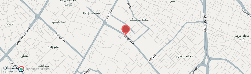 آدرس اقامتگاه سنتی آرا یزد روی نقشه