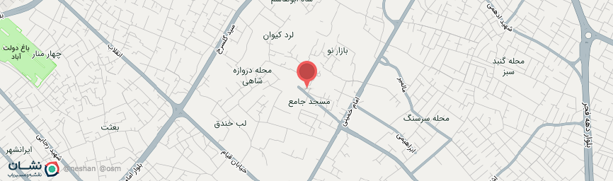 آدرس اقامتگاه سنتی علی بابا یزد روی نقشه