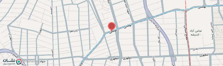 آدرس هتل روما تهران روی نقشه