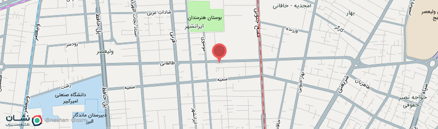 آدرس هتل آماتیس تهران روی نقشه