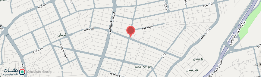 آدرس خانه مسافر رگ راگ اصفهان روی نقشه