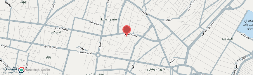 آدرس اقامتگاه بوم گردی آنام زنجان روی نقشه