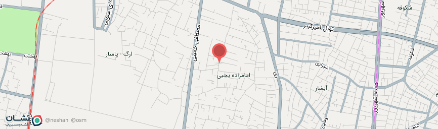 آدرس اقامتگاه سنتی پهلوان رزاز تهران روی نقشه