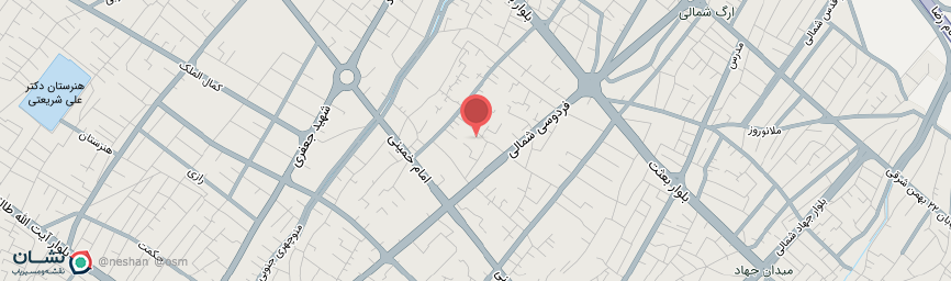 آدرس اقامتگاه بوم گردی حاج کاظم نیشابور روی نقشه