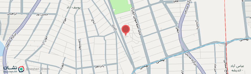 آدرس هتل سیمرغ تهران روی نقشه